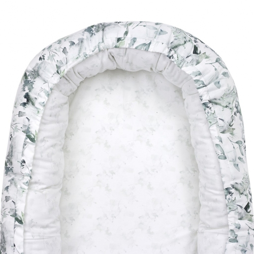kokon dzieciecy makaszka sage green